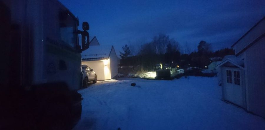 Klargjøring av uteområde for kunde